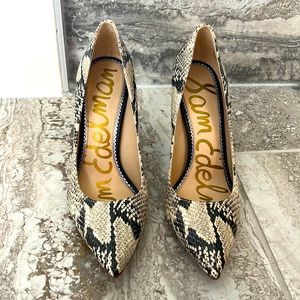 Sam Edelman - Snake print heels - size 8.5